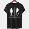 Your Girlfriend Vs My Girlfriend Mens Humor Shirt Funny Graphic Tee T-Shirt Gothic Hip Hop Top Male Harajuku Ulzzang Tshirt