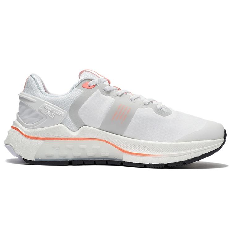 Li Ning Furious Rider 5.0 Технология BOOM Низкие Беговые Кроссовки Женские Бело-Оранжевые ARZR002-14