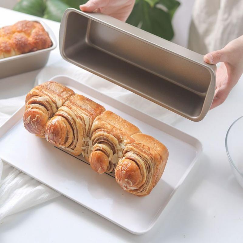 Форма для тостов, хлеба, торта, форма для длинных тостов, хлеба, коробка для хлеба из углеродистой стали, противень, инструменты для выпечки в духовке