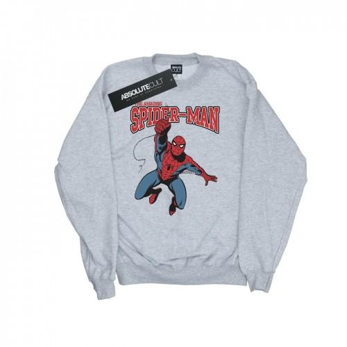 Marvel Mens Spider-Man Leap Sweatshirt