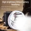 Перезаряжаемый сверхъяркий дальнобойный налобный фонарь с длительным временем работы батареи для использования на открытом воздухе, ночной рыбалки и горного дела