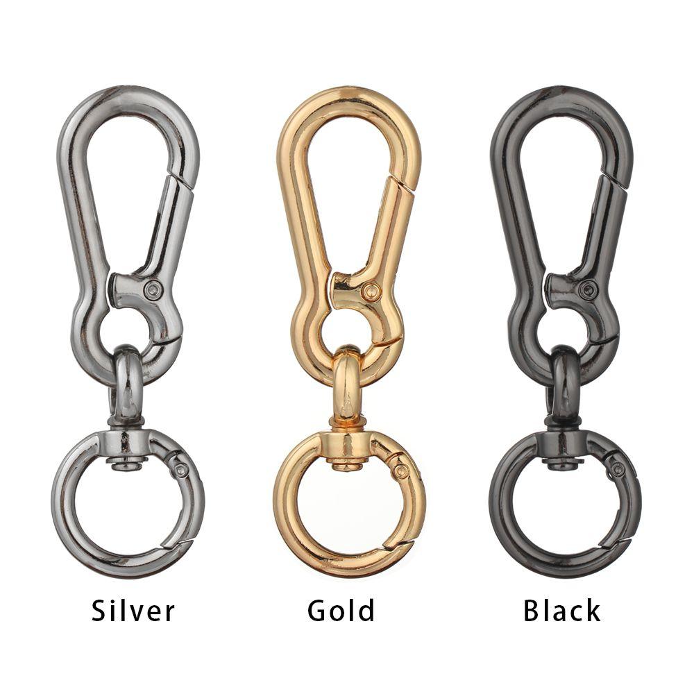 Крючки из цинкового сплава, застежка-карабин, клипса, кошельки, сумки, пружинные тыквенные пряжки, пряжка для ремня сумки