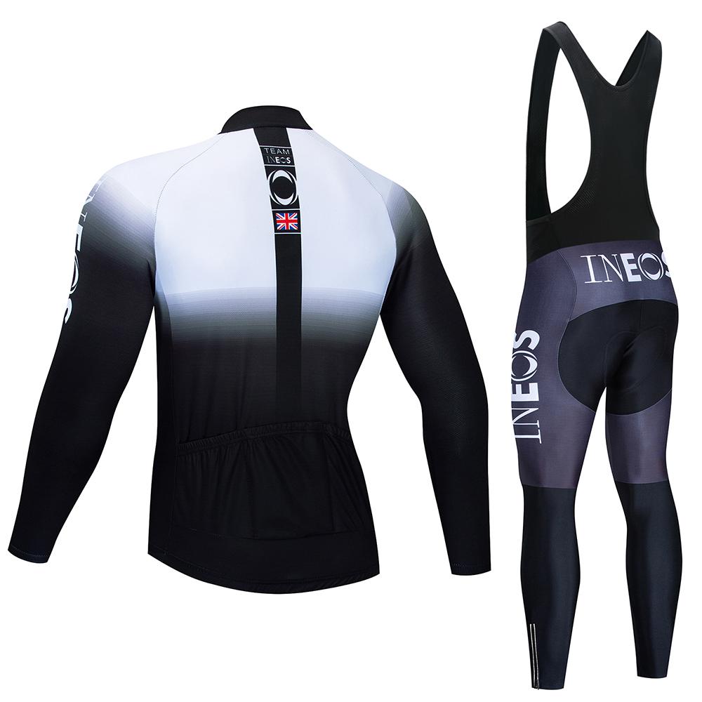 2026 Pro Cycling Jersey Autumn Riding Long Sleeves Men INEOS Cycling Bib Set Bicycle Clothing Spring MBT Breathable Bike Clothes