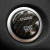 Наклейка-крышка на кнопку Start-Stop двигателя из углеродного волокна для Mercedes-Benz C-Class GLC C200l