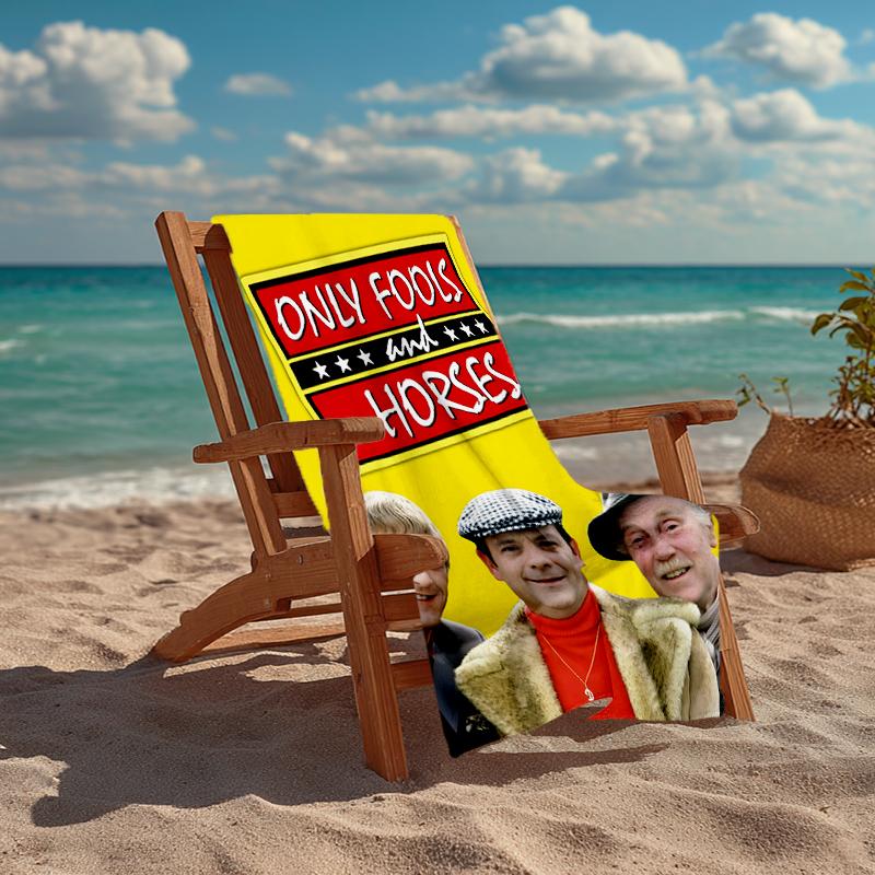 Only Fools and Horses Fashion Beach Towel: Ideal for Summer Adventures Soft, absorbent and quick drying suitable for swimming and bathing