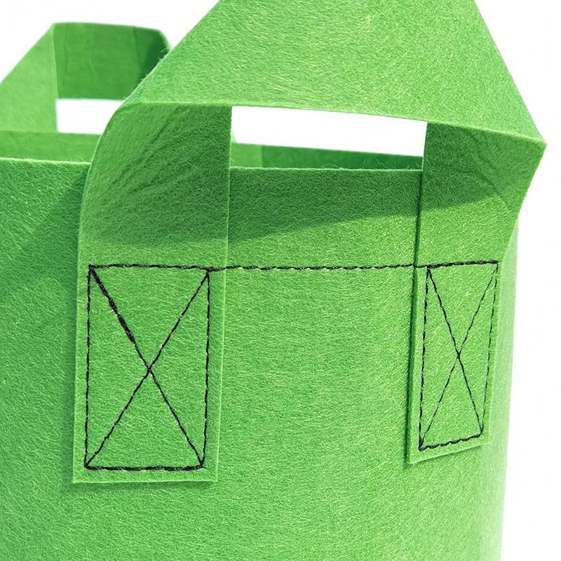 planting bag, green thickened non-woven flower pot, vegetable planting bag, beauty planting bag, nutrition bag round.
