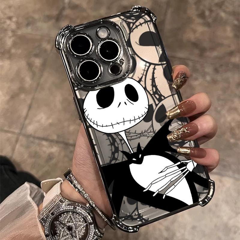 Чехол с покрытием "Кошмар перед Рождеством" для iPhone 17 17e 16 15 14 13 12 11 Pro Max X XR XSMax Mini Air Plus Противоударный