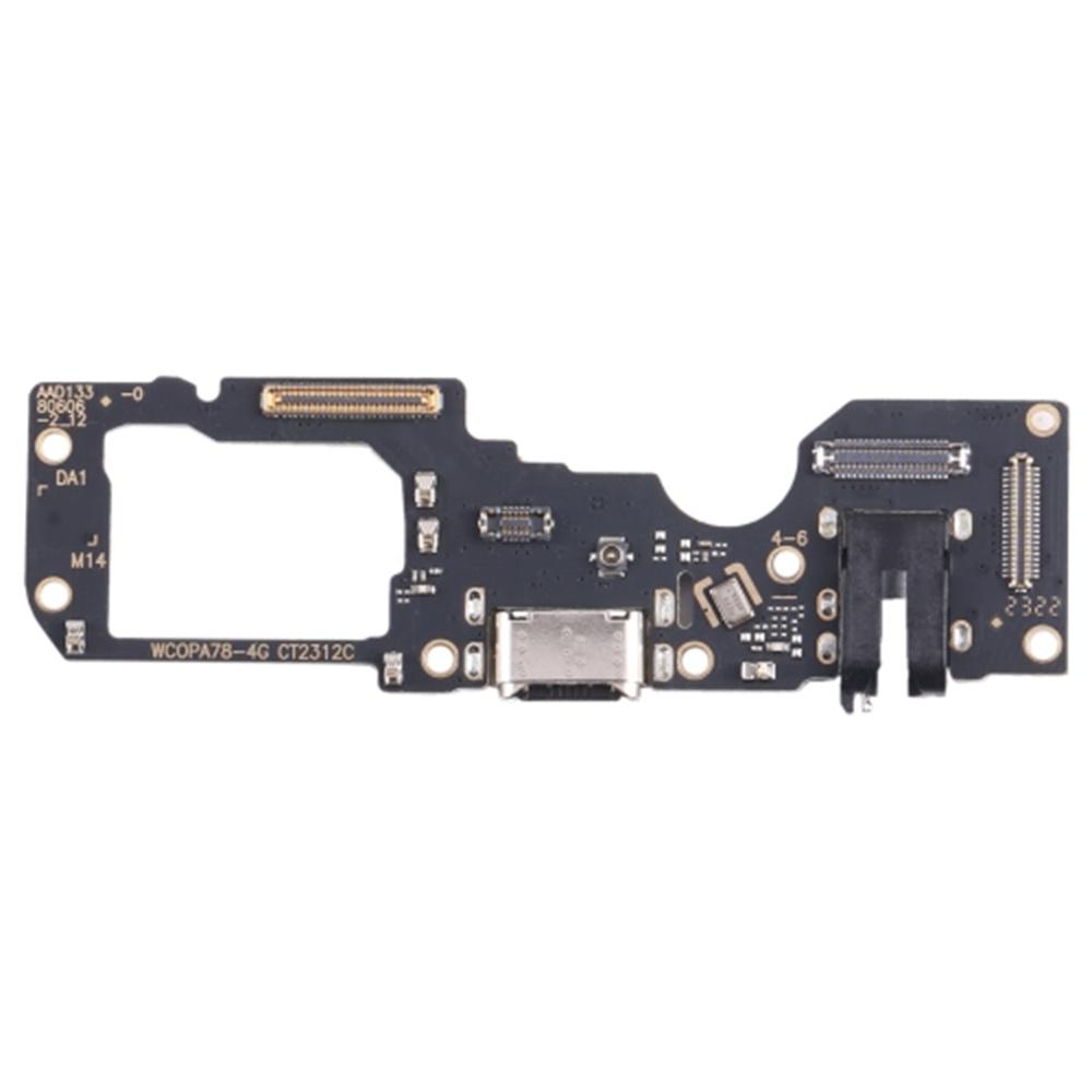 Для Oppo A78 4G Dock Connector Запасная часть гибкого кабеля для зарядки (Без логотипа)