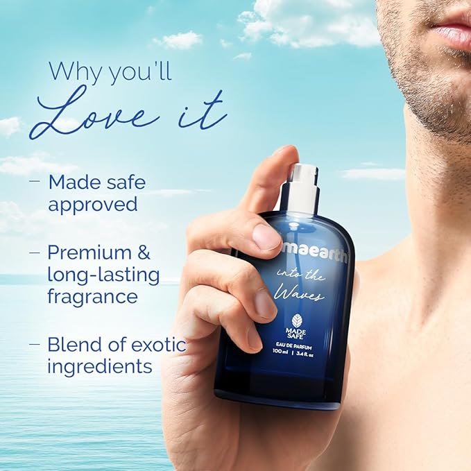 Mamaearth Into the Waves Eau De Parfum For Men-100 мл|Made Safe Approved|