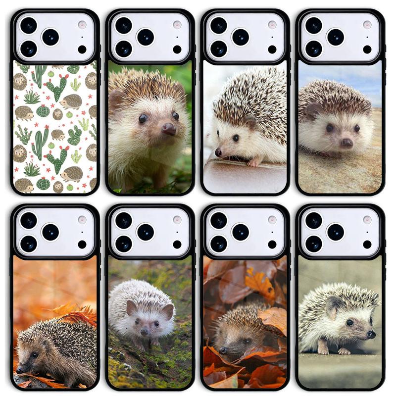 Animal Hedgehog cute Mobile Phone Case for IPhone 17 AIR 16pro Max 15 14 13 12 11 Bumper Cover