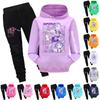Children's Hooded Top And Pants Two-piece Tracksuit Set Long-sleeved Printed Sweatshirt Set