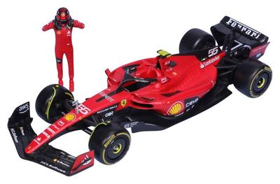 BURAGO Ferrari SF23 2023 No 55 Sainz с готовой фигуркой 1/24 C.