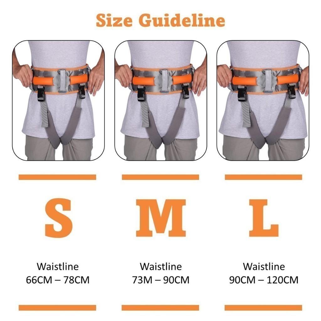 Оранжевый ремень для переноса походки, вспомогательное устройство для безопасной ходьбы, ремень для переноса походки для пациентов, медицинские принадлежности для передвижения
