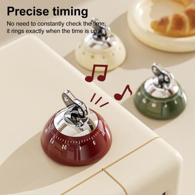 Магнитный кухонный таймер Механические часы обратного отсчета для готовки, выпечки, учебы