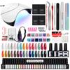 PHOENIXY Nail Gel Polish Kit Gel Varnish 36W Nail Lamp Nail Dryer Nail Drill Machine Top Base Coat Gel Varnish DIY Nail Art Tools Kit Nail Salon