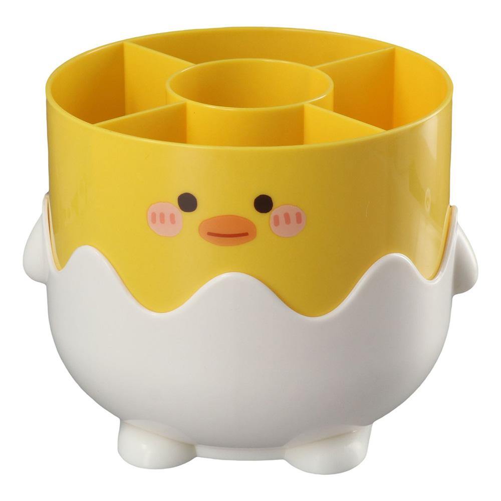 Cute Pencil Holder Little Yellow Duck Pencil Cup Division Makeup Organizer  Office