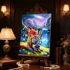Disney Декор 'Звездный Водопад' из Zoo Tycoon с Джуди и Ником Лисом, Жемчужные Акценты, 5D Жемчужная Вышивка-Пазл, Домашний Декор, Ручная Работа, Подарок