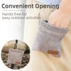 1 шт. Портативная сумка для лакомств для собак, поясная сумка hands-free для дрессировки и прогулок на свежем воздухе, водостойкий контейнер для закусок в путешествие