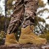 Autumn Sport Shoes for Men High Top Mountaineering Anti Slip Hiking Thick Soled Sports Outdoor Desert Tactical Boots for Men