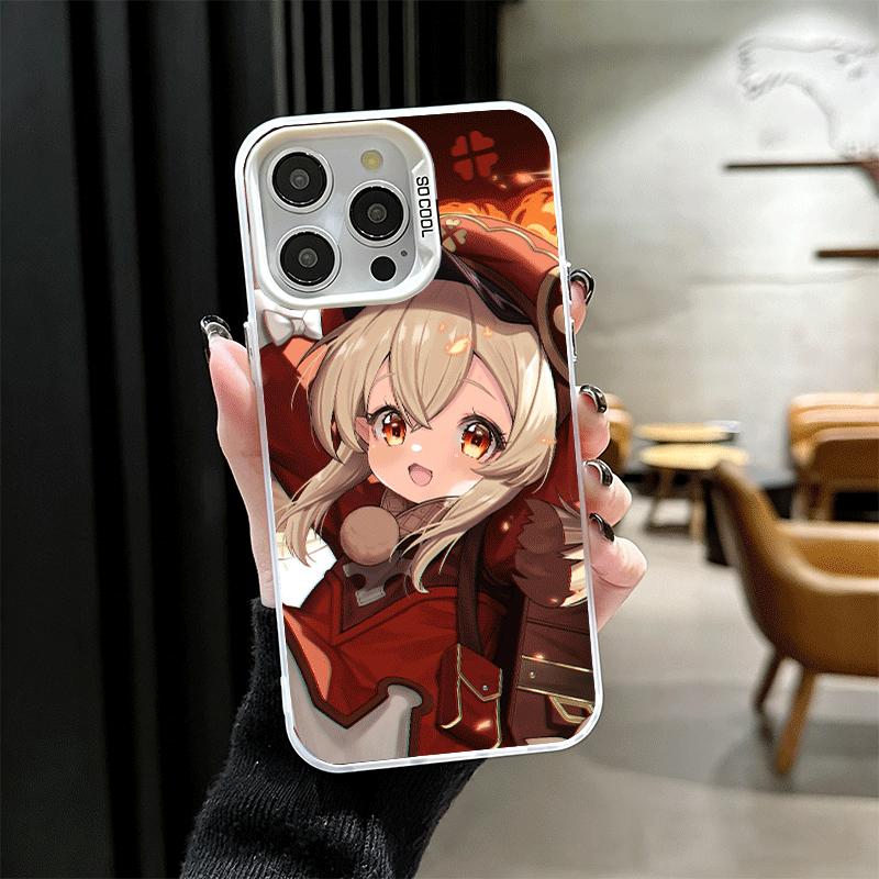 Genshin Impact Klee Shockproof Phone Case for iPhone 17 Air 16 16E 15 Pro Max 14 Plus 13 Mini 12 Back Cover Anti Fall Fundas