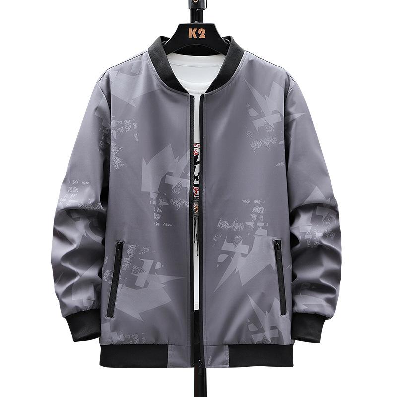 Мужское пальто большого размера, мужское, весна и осень, модный бренд, мужская повседневная свободная куртка, весенняя, для увеличения веса, модная для мужчин