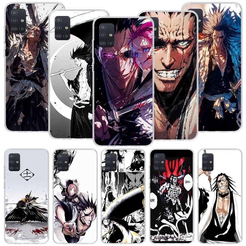 Чехол для телефона Bleach с Кемпачи Зараки для Samsung Galaxy A52 A32 A22 A12 A02S A50S A30S A51 A31 AA71 Note 20 Ultra 10 S10 Plus Galax