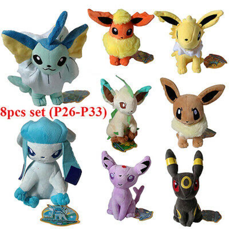 Pikachu Go Eevee Squirtle Plush Stuffed Toy Gifts Figure Version Tv