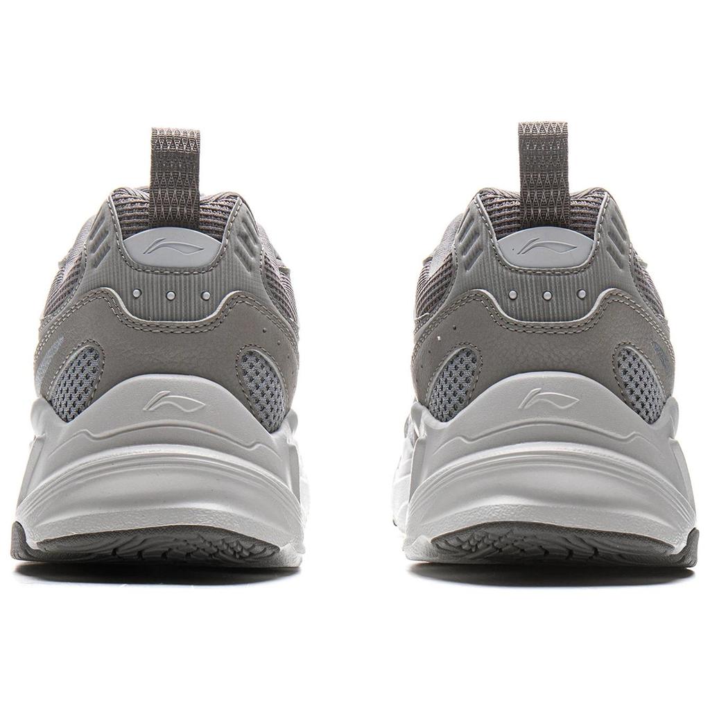 Li Ning Shooting Stars 2K Амортизация Скользкая Устойчивая к истиранию Поддержка Низкие Кроссовки на массивной подошве Мужские Серые AGCU329-3