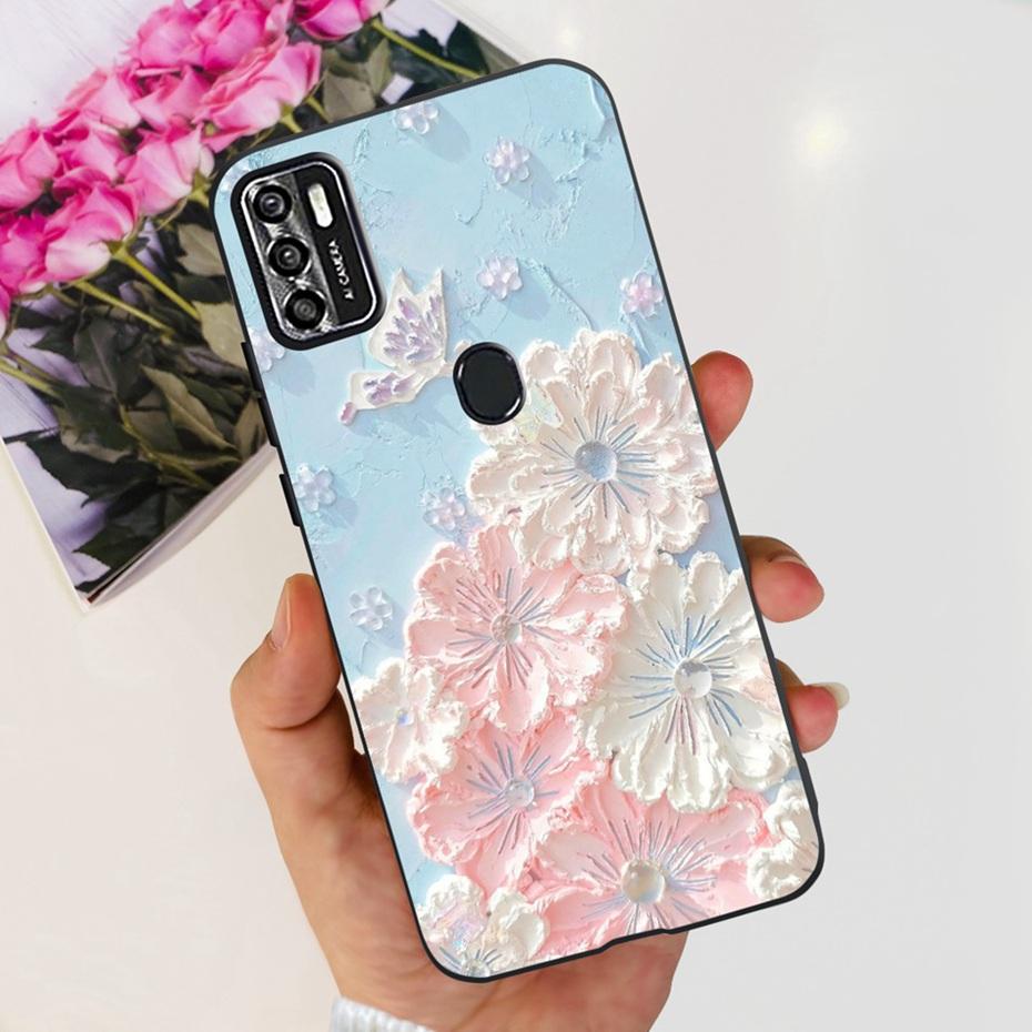 Симпатичный чехол для ZTE Blade A7s 2020 / Optus X Pro / Telstra Evoke Plus 2, черный, силиконовый, мягкий, чехол-обложка для Zte A7s (2020) А7020