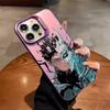 Горячий аниме K-Kaiju No8 Чехол для телефона для iPhone 17,16,15,14,13,12,11,Pro Max,Plus Конфетный серебристый чехол