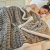 Coral velvet blanket sofa air conditioning blanket single small blanket Farley