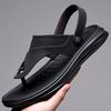 Fashion 2025 Summer New Designer Flip Flops for Men Fashion Casual Outwear Solid Color Sandals Male Anti-slip Beach Slipper Shoes Man