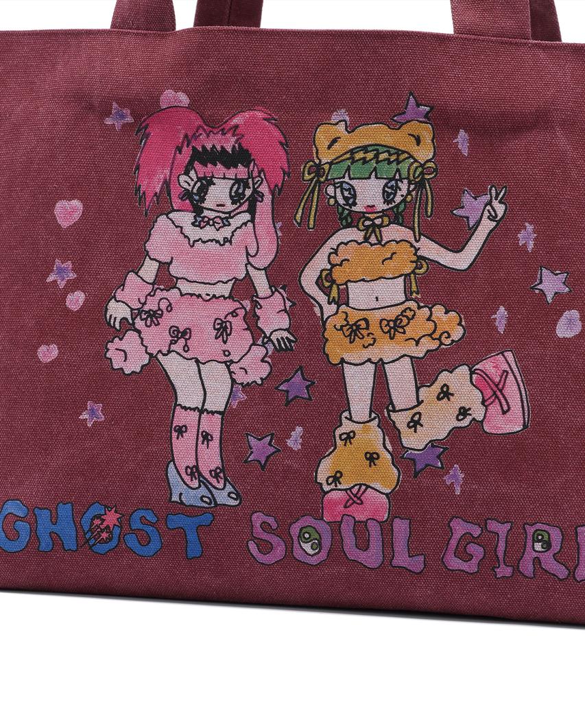 Niceghostclub [X Soulpusssy Cat]Сумка-шоппер Ghostsoulgirl_Бордовый(Ng2Efuab50D)
