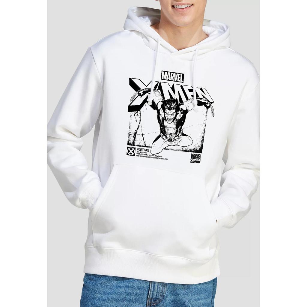 Marvel Мужская толстовка с капюшоном X-Men Wolverine Jump
