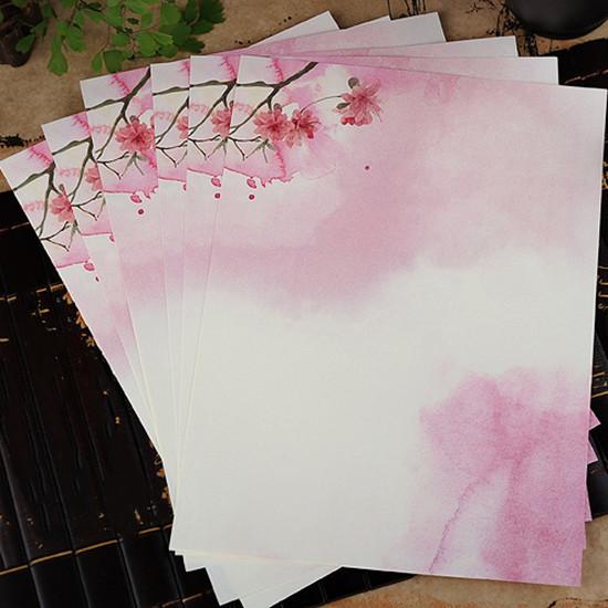 8Pcs Party Letter Paper Set Канцелярские принадлежности Школьный офисный блокнот для рисования Эскизный блокнот Канцелярские принадлежности