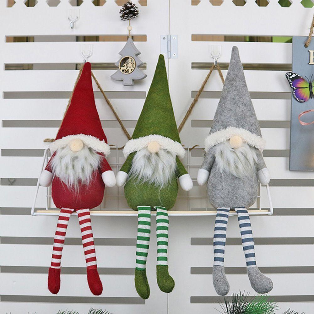 Decoration Hanging Pendants Xmas Tree Embellishment Christmas Dolls Faceless Dwarf Stuffed Toys