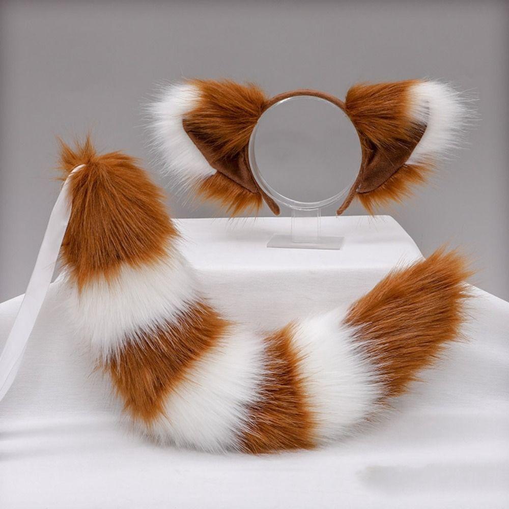 Cat Ear Halloween Cosplay Accessories Cat Tail Halloween Animal Cosplay Props  Children