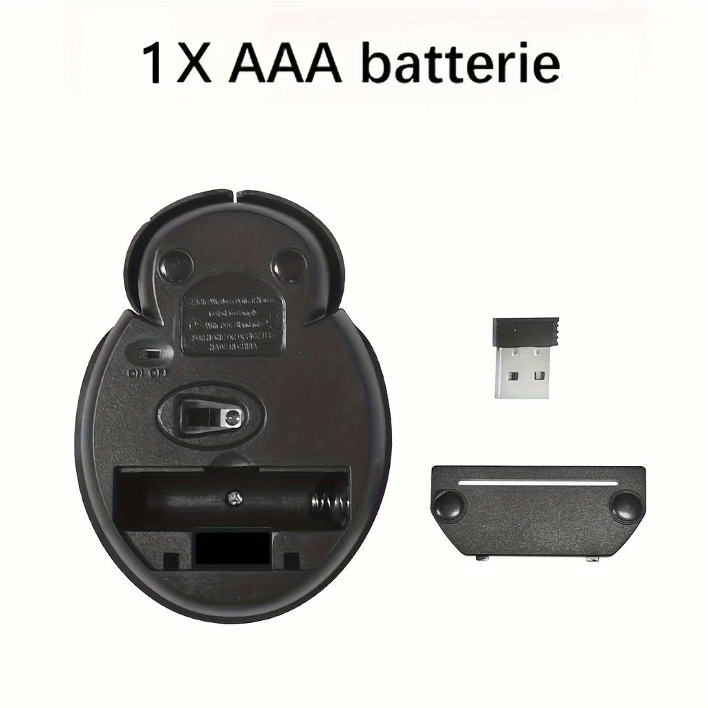 Беспроводная мышь с милым дизайном в виде божьей коровки и поддержкой двух режимов — оптическая пластиковая мышь для офисного ноутбука, настольного компьютера, планшета, батарея в комплект не входит