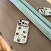 Милый Чехол-Телефон с Мишкой в Горошек Для iPhone 17 Pro 16 15 14 Pro Max с Сердечком на Удачу Ударопрочный 16 17 15pro Защитная Крышка C