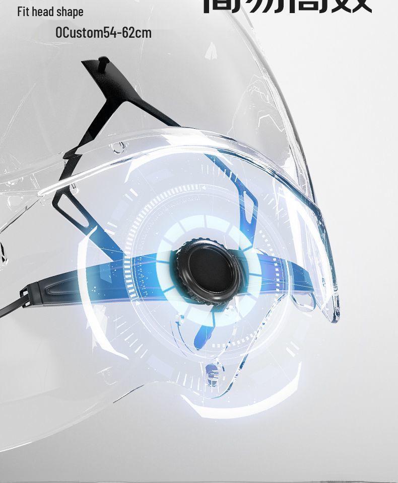 Унисекс Сертифицированный Электрический Мотоциклетный Шлем - Летний Солнцезащитный, Соответствует Национальным Стандартам