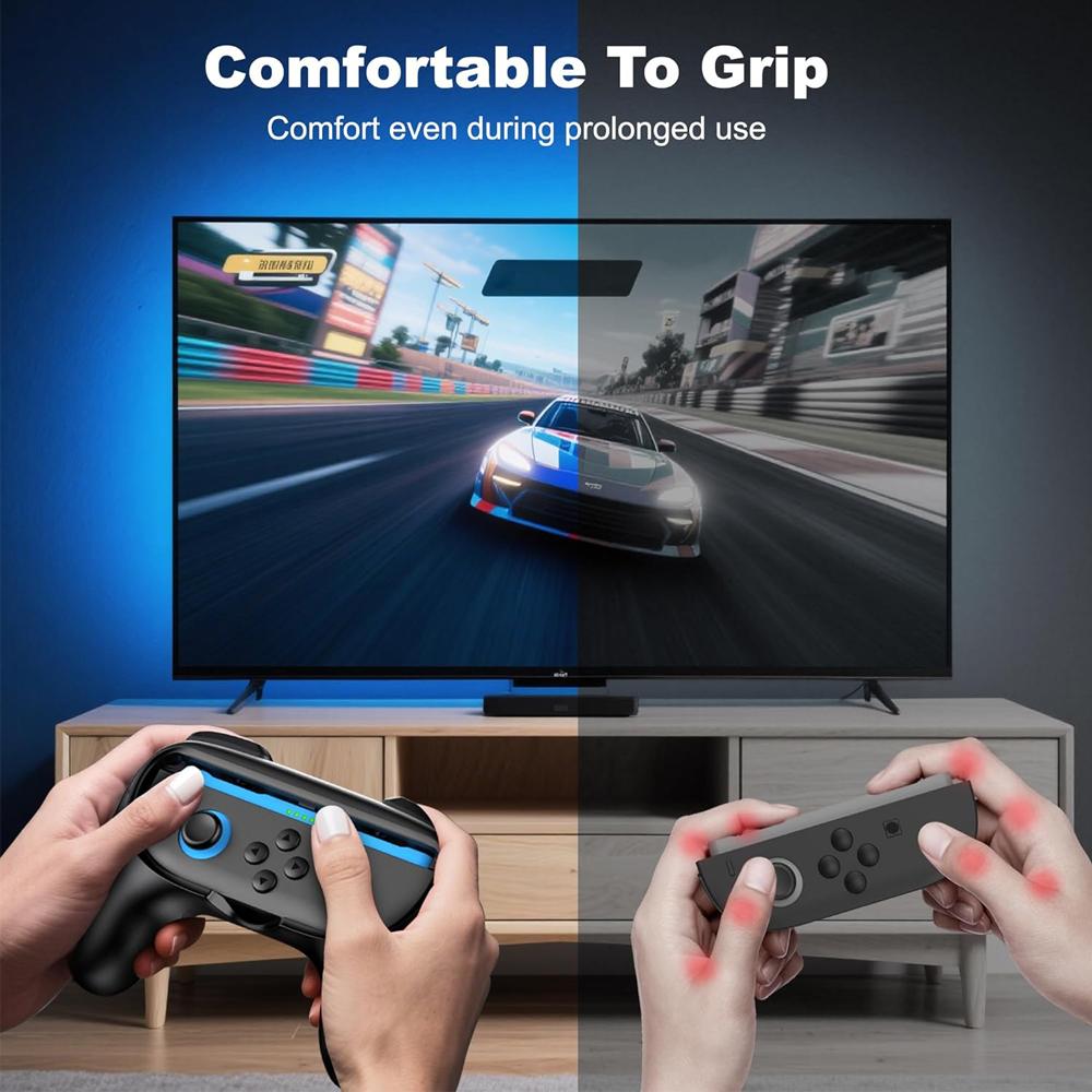 2 шт. Комплект ручек-держателей для Nintendo Switch 2 Консоли Джойпад Контроллер Рукоятка Подставка Держатель Джойстика Кронштейн для Аксессуаров Switch 2