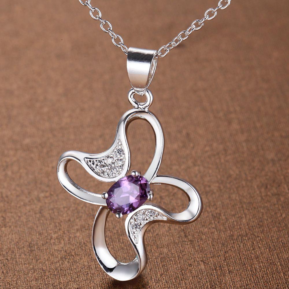Fashion 925 Sterling Silver Necklace Pendan Cross For Women Exquisite Student Girlfriend Jewelry Accessories Wedding GiftGood product