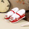 2025 Winter New Year Style Old Beijing Children's Cotton Shoes Embroidered Shoes Chinese Style Hanfu Shoes Classmates Ancient Style Shoes