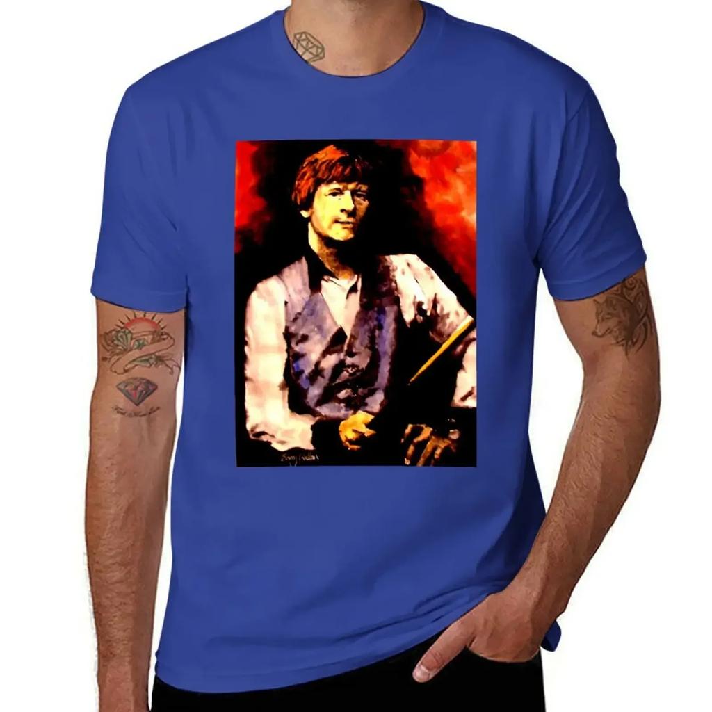 Alex Higgins Snooker Art Northern Irish Tshirt Quick Drying Plain Unisexs Tshirt