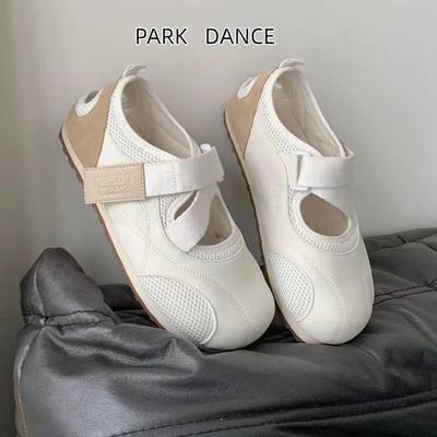 Летние новые туфли-пуфы, туфли Мэри Джейн на плоской подошве, модные, универсальные, повседневные кеды, детские