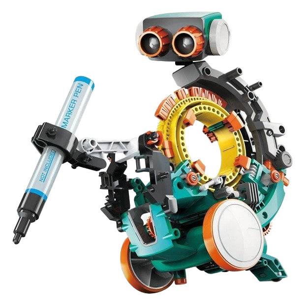 Robot zabawka do składania robot kodujący 5w1 zabawka kreatywna dla dzieci