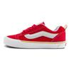 Vans Knu Skool Удобные Универсальные Низкие Скейтбордические Кроссовки Унисекс Красный Белый VN000CS0JV6