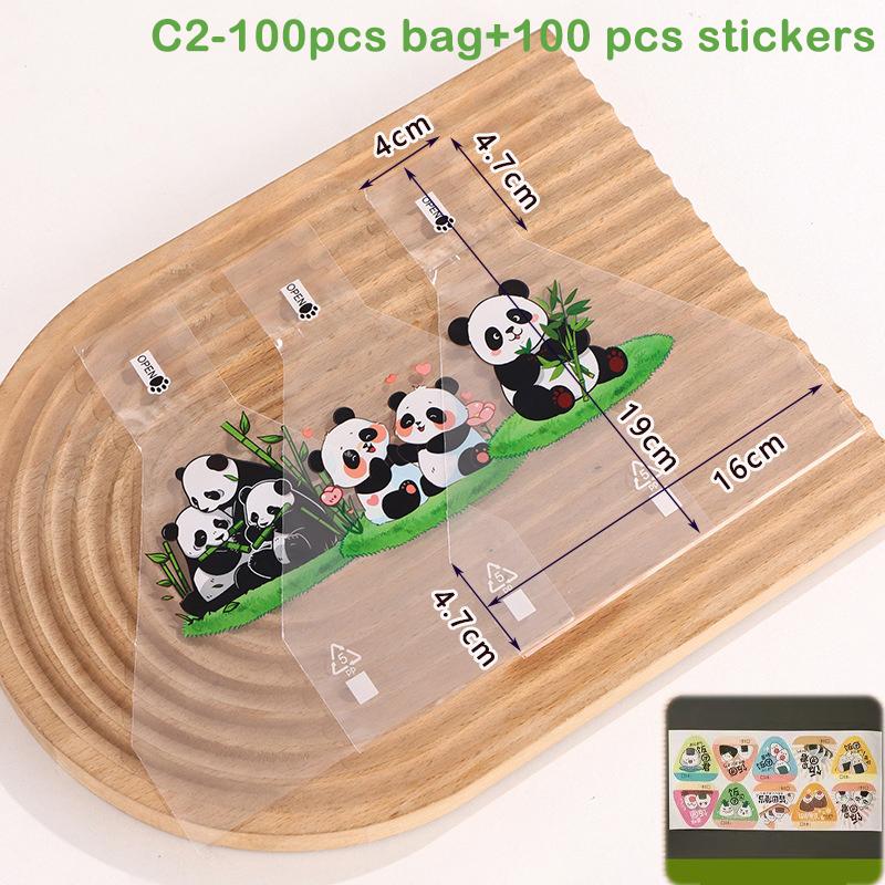 50/100 шт., симпатичные мультяшные треугольные рисовые шарики, упаковочная сумка, водоросли, онигири, суши, бэнто, форма для приготовления, аксессуары для бэнто, сумки для суши