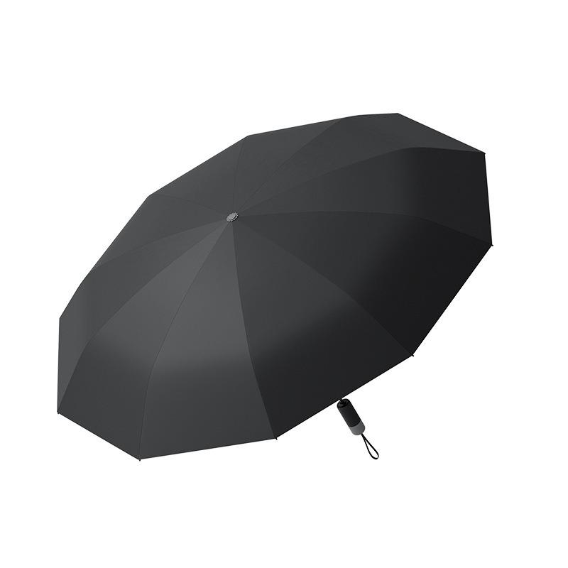 Автоматический складной зонт, штормоустойчивый мужской большой увеличенный усиленный утолщенный солнцезащитный зонт, от погоды и дождя женский солнцезащитный зонт