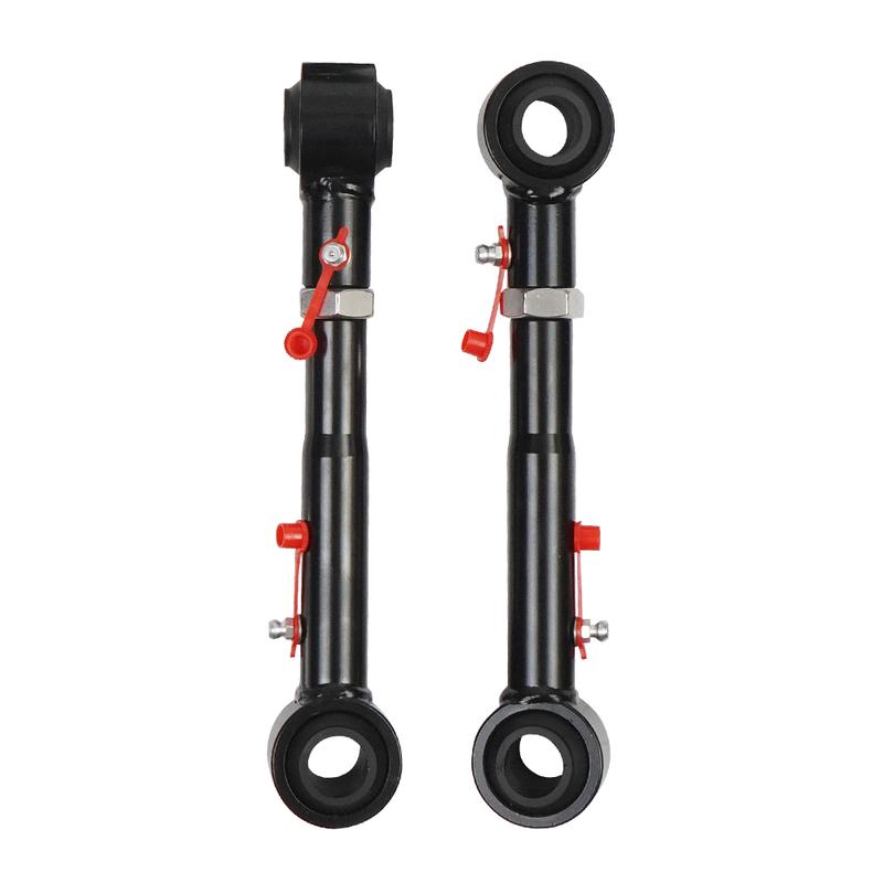 2.5"-6" Lift Adjustable Front Sway bar Link Quick Disconnect Black For Jeep 2019+ Wrangler JL PRC-1010-BK